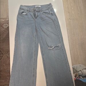 RSQ Low Rise Stylish Light Blue Ripped Jeans